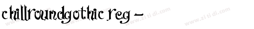chillroundgothic reg字体转换